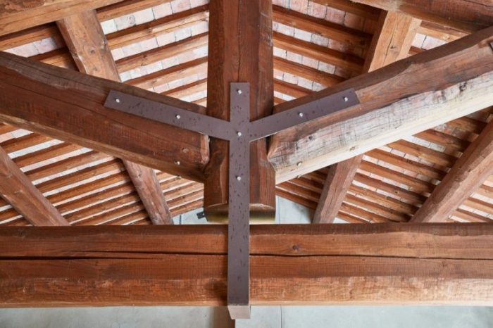 tetto in legno