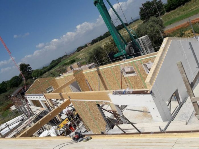 costruzione industriale in legno